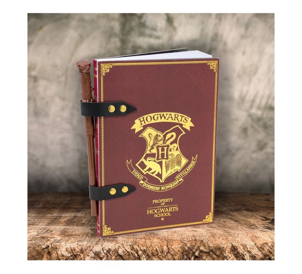 Scuola e Ufficio: HARRY POTTER NOTEBOOK CON PENNA BACCHETTA