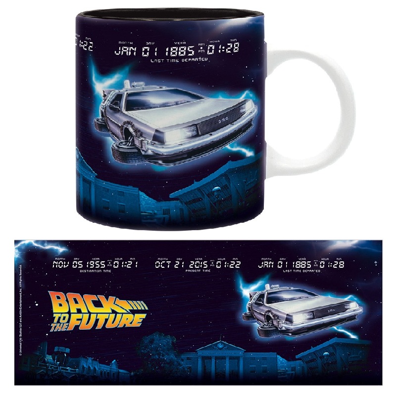 Back to the future DeLorean tazza