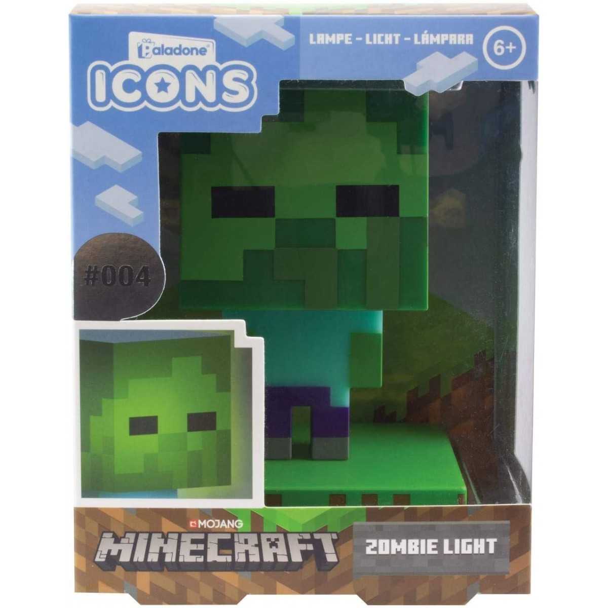 Minecraft Zombie lampada led