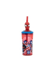 spiderman-bicchiere-3d-cannuccia-51695