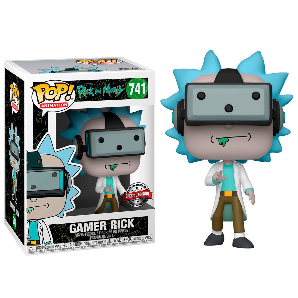 Rick and Morty Gamer Rick Funko Pop