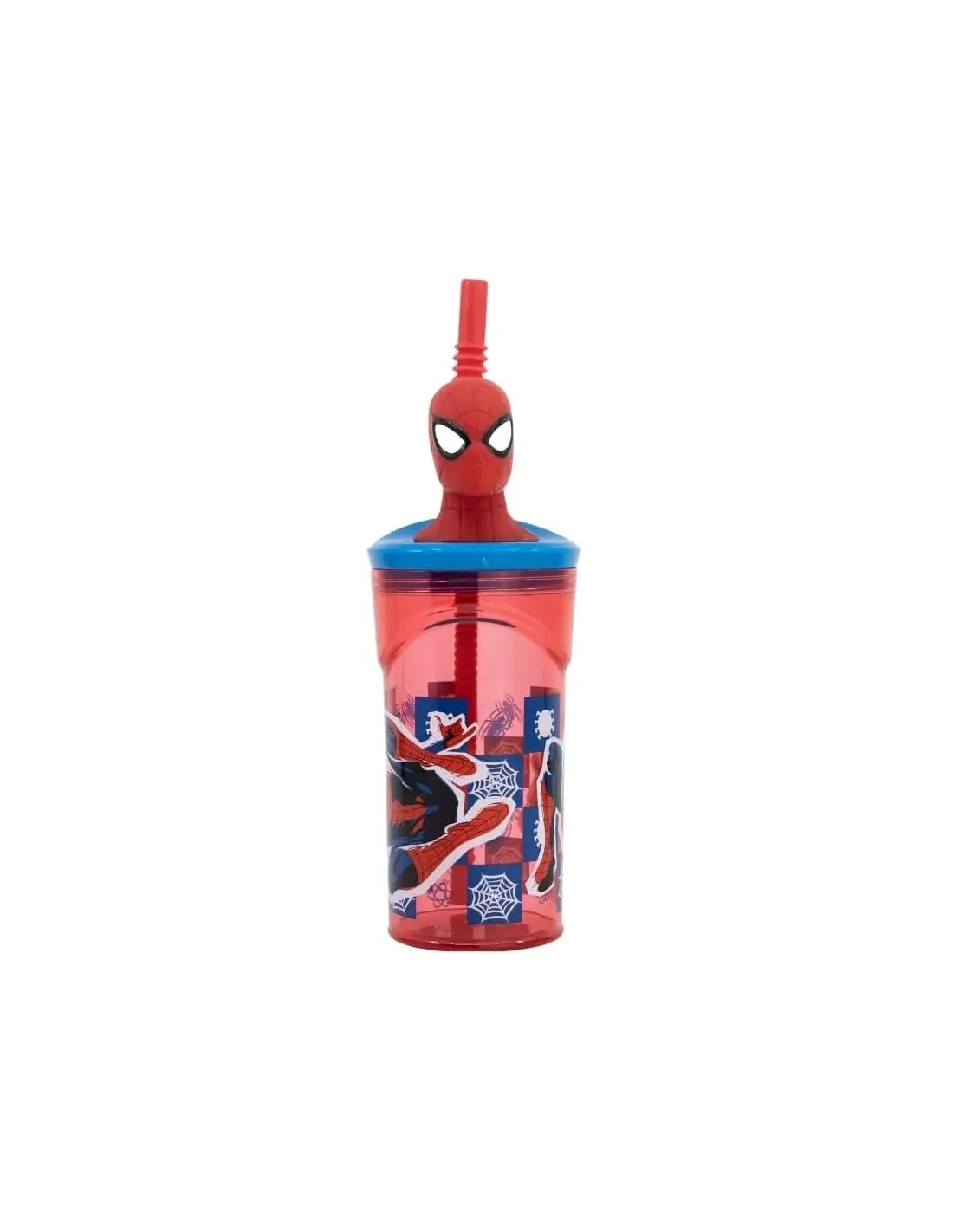 MARVEL SPIDERMAN BICCHIERE 3D CON CANNUCCIA